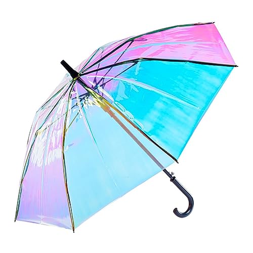 Paraguas arcoiris impermeable plegable para la lluvia