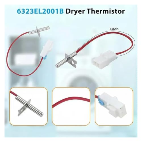 Termostato y termistor de alta temperatura M6CB AGM30045804 para secadora de ropa 5