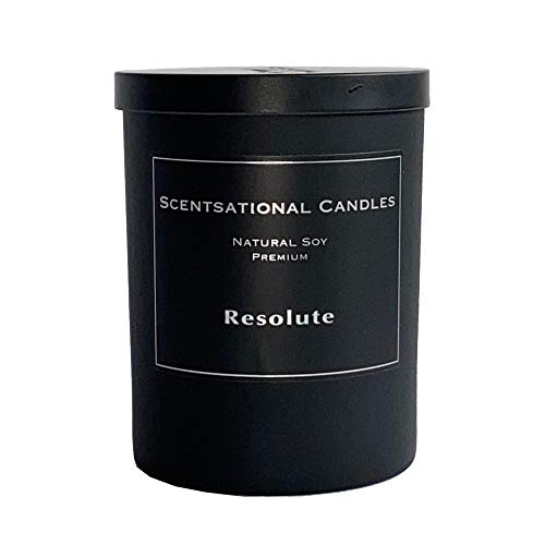 Scensational Candles Resolute Candle, Black