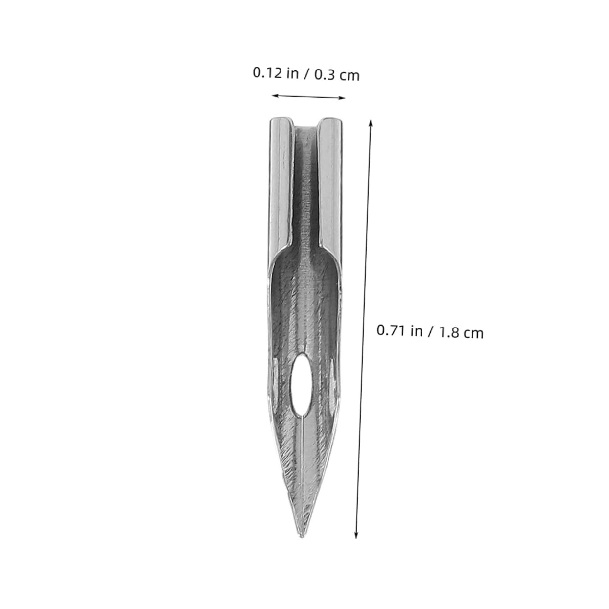 KONTONTY Artistic Precision: 15 Pcs 0.28mm Metal Nibs for Fountain Pen for Calligraphy Sketching Lettering