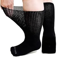 ZFSOCK Calcetines Diabeticos Hombre Mujer Sin Elástico Sin Goma