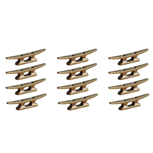 Taquet de quai de bateau en fonte bronze style nautique traditionnel