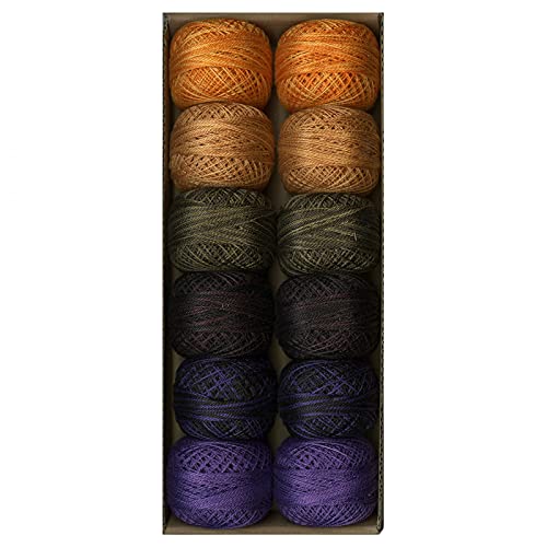 Image of Valdani Ball Sz12 109yd 12 Colors Two at Halloween Pearl Cotton, Various