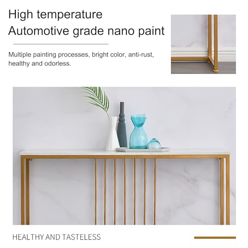 Mesa consola moderna de diseño geométrico para vestíbulos sofisticados 6