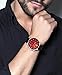 Ferrari Scuderia Men's Pilota Evo Stainless Steel Quartz Watch with Leather Calfskin Strap, Black, 22 (Model: 0830713)