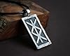 Baldur Jewelry - 925 Sterling Silver Elder Futhark Bind Protection Rune Necklace - Talisman Pendant Amulet - Viking Runes Norse Jewelry - Viking Jewelry for Men Women - Gifts for Men #2