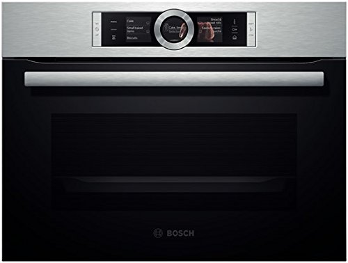 BOSCH Backofen Einbau-Backofen aus Edelstahl mit Dampfgarer CSG656RS1