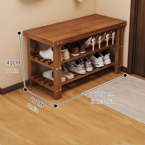 Banc de rangement à chaussures peu encombrant pour optimiser les couloirs