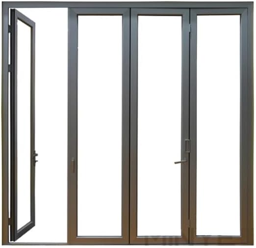 Folding Glass Door (Grey, 8x8)