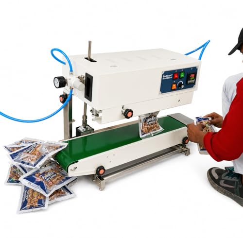 Image of Budhrani by MASTER MACHINES Heavy Duty Continuous Vertical MS Band Sealer with Nitrogen Flushing Kit, Automatic Band Sealing Machine, Automatic Packaging Machine MM10