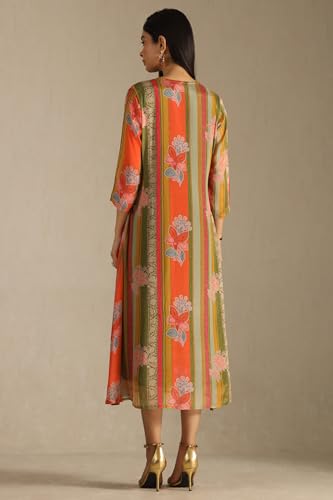 Robe chinoise Soch de haute qualité ornée de fleurs scintillantes