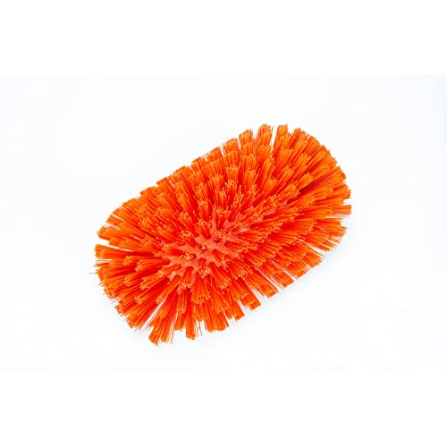 Image of SPARTA Kettle Brush, Essential Scrubber with Flared Head for Cleaning Tanks and Kettles, 5.5 inch x 9.5 inch, 1 Count, Orange