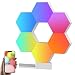 Yescom WiFi Smart LED Light Kit Splicing 6 Blocks & Base 16 Million Color Work Cololight with Alexa Google Home Decor