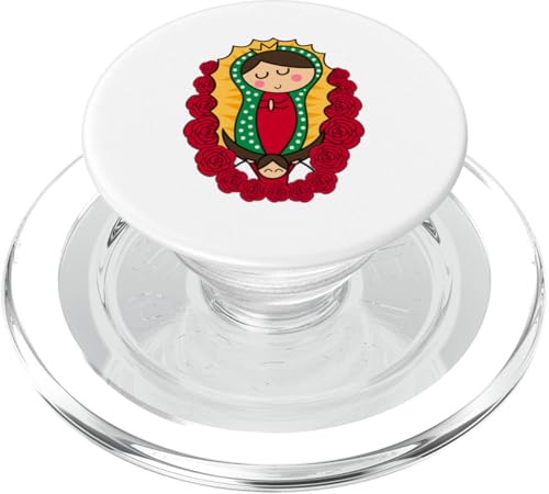 Morenita del Tepeyac Cartoon Santa María de Guadalupe PopSockets PopGrip per MagSafe
