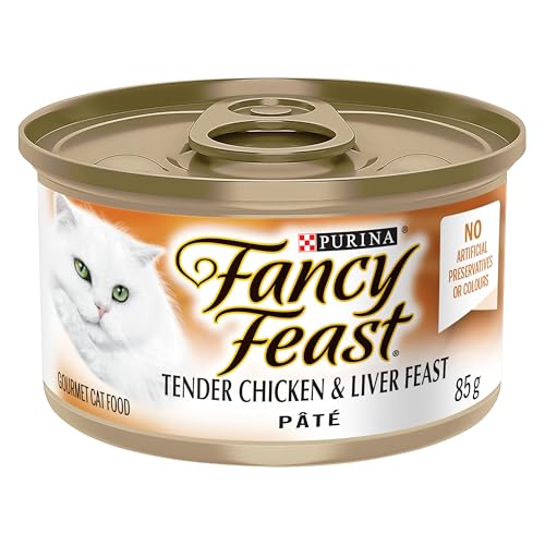 Purina® Fancy Feast® Pate Tender Liver & Chicken Feast nourriture chat 85g