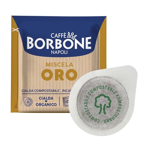 100 Cialde ESE 44 mm Caffè Borbone miscela ORO