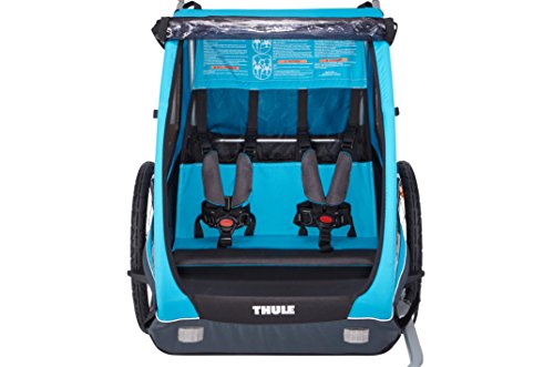 Thule 0872299042678 Coaster XT Kinder Fahrradanhänger 2017, blau