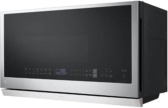 2.1 cu. ft. 30 in. Width PrintProof Stainless Steel 1,050-Watt Smart Over-the-Range Microwave Oven with ExtendaVent 2.0