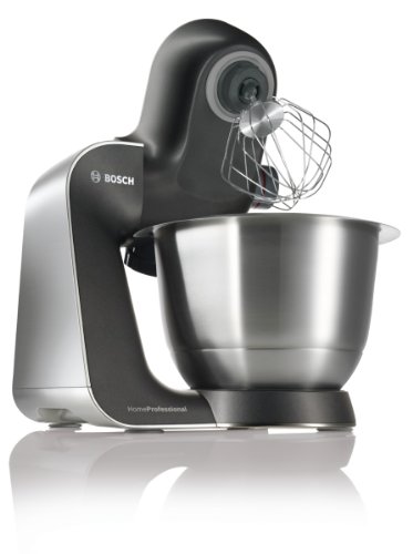 Bosch MUM57810 Küchenmaschine Home Professional mit Edelstahl-Rührschüssel, 900 Watt