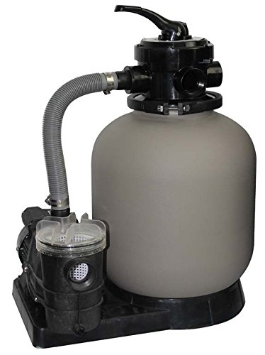 Filtro para piscina 350 mm con valvula selectora y Bomba