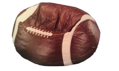 Football Shaped Bean Bag Chair Cover