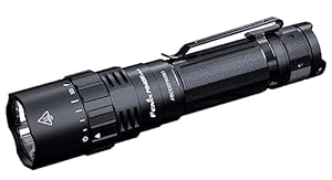 FENIX PD40R v3.0 wiederaufladbare Taschenlampe mit großer Reichweite, Schwarz