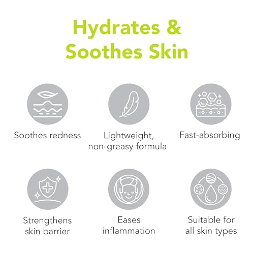 humane Oil-Free Daily Lightweight Face Moisturizer for Acne-Prone Skin - 4 Fl Oz - Gentle for All Skin Types - With Soothing Antioxidants Like Aloe Vera, Hyaluronic Acid, Cucumber and Grapeseed