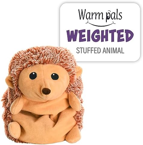Warm Pals - Harley Hedgehog - Cozy Microwavable Lavender Scented Plush Toys - Heated Stuffed Animal - Heatable Coolable Bedtime Comfort Plushie