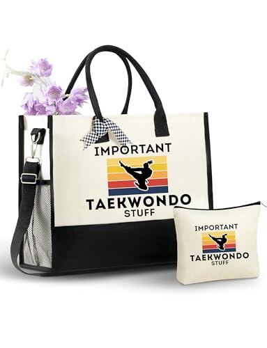 Bolso Tote Taekwondo para Mujer con Cierre y Correa miniatura 1