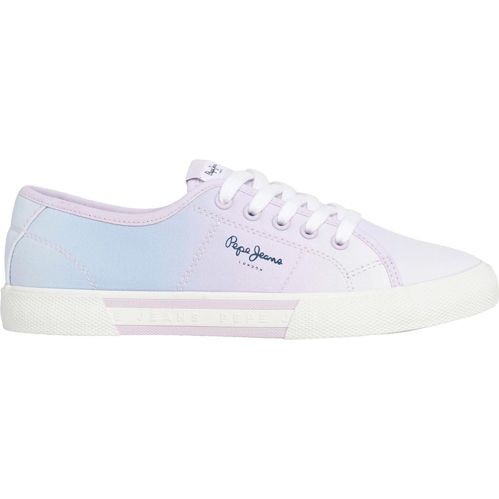Pepe Jeans Women's Brady Colors W Sneak, Purple(Mauve Purple), 3