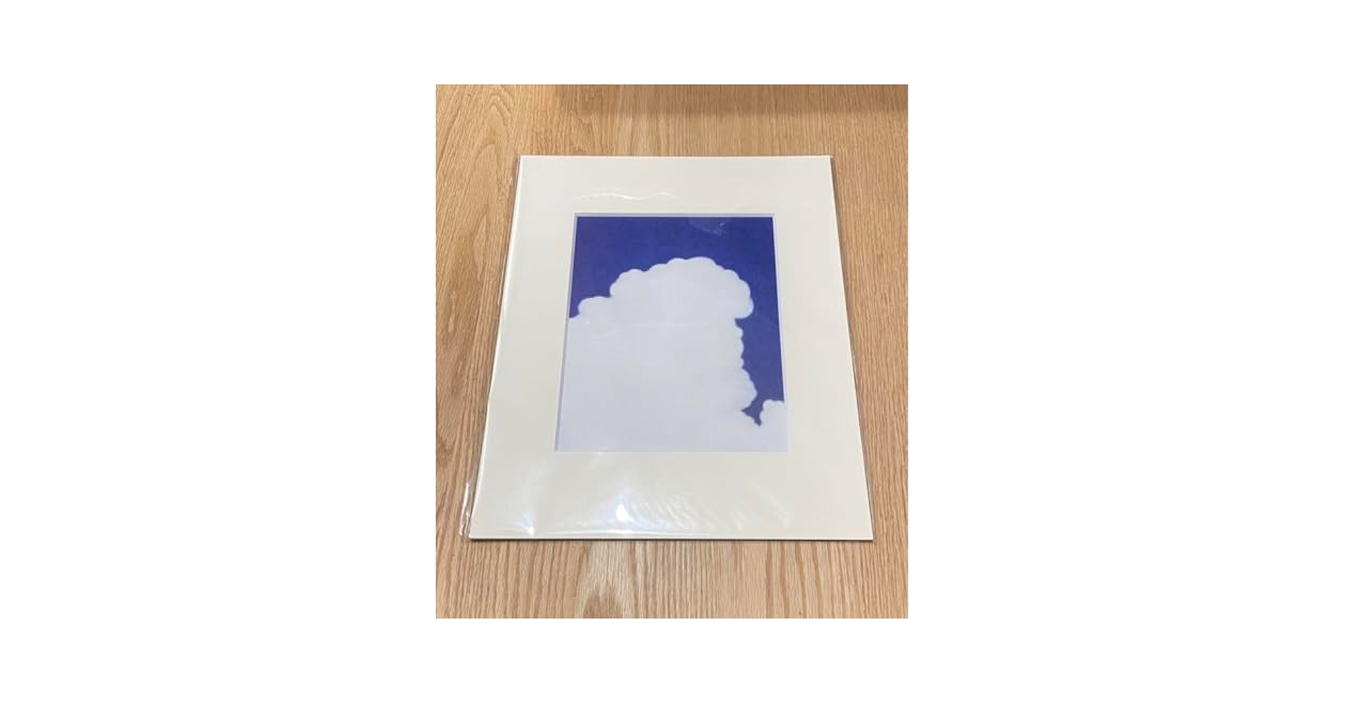 Amazon｜没後50年 福田平八郎 額絵マットセット 雲 1点 絵画