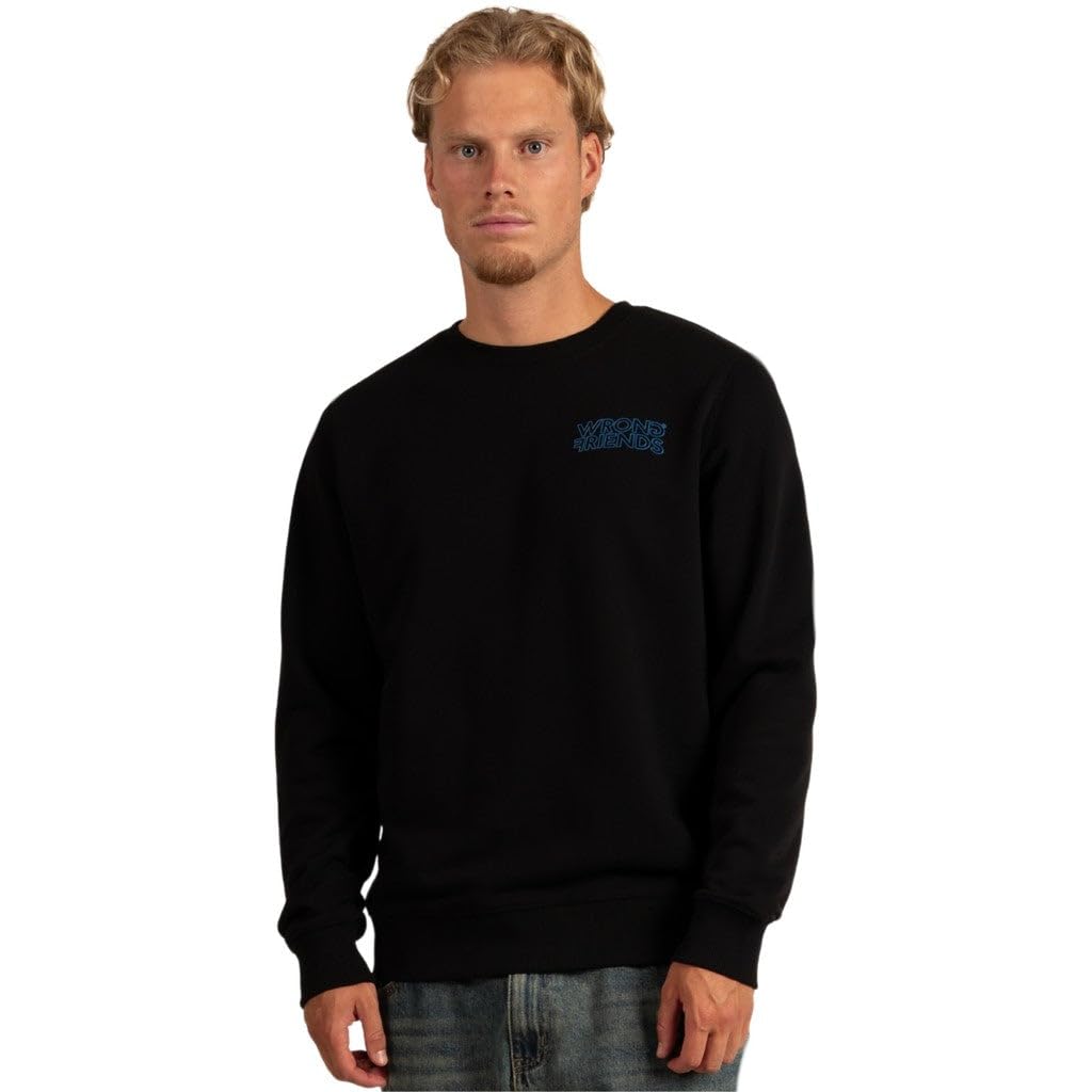 Wrong Friends Men's Walden Sweatshirt, Black, XL