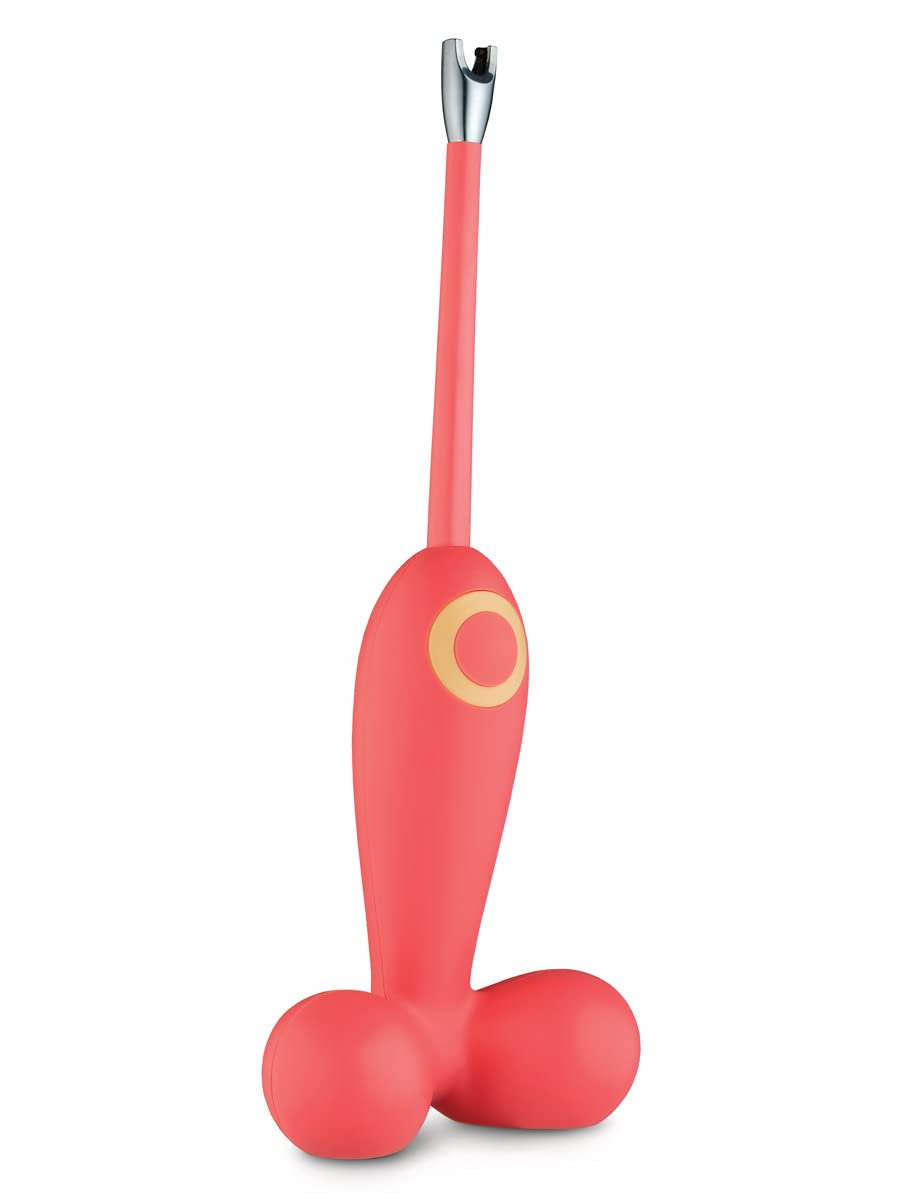 Alessi Firebird 2.0 GV34 P - Encendedor Electrico de Diseño en Resina Termoplástica, Rosa