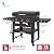 Nexgrill Daytona 3-Burner Propane Gas Griddle with Side Tables, 45000 BTUs Flat Top Grill, 630 SQ. in. Hot Rolled Steel Cooking Space, Outdoor Cooking Barbeque, Black - 720-1057B