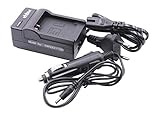 vhbw Chargeur de Batterie Compatible avec Canon Digital Ixus 117 HS, 120 is, 130, 220HS caméra, DSLR, Action cam   Chargeur + Adaptateur Allume Cigare