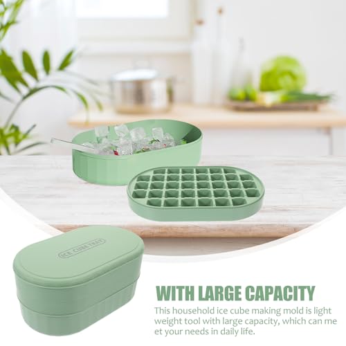 Molde Para Cubos De Hielo Grande Con Cucharón Verde miniatura 4