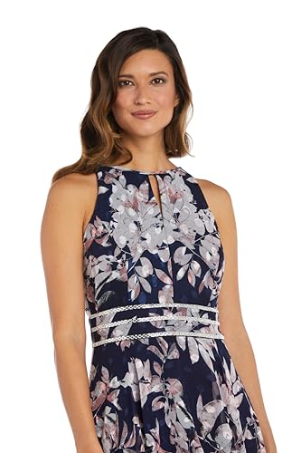 Image of High-Low Dress with Rhinestone Waist Detail