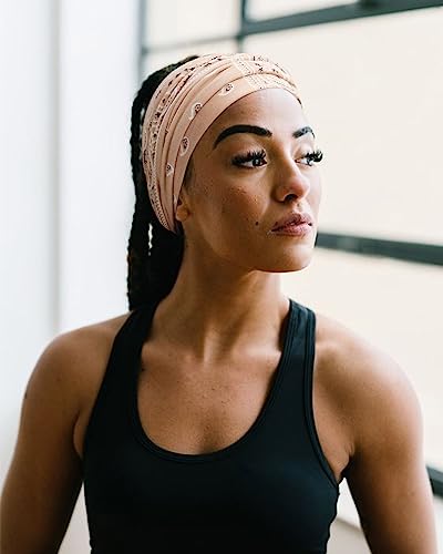 Image of DRESHOW 4 Pack Turban Headbands for Women Wide Vintage Head Wraps Knotted Cute Hair Band Accessories