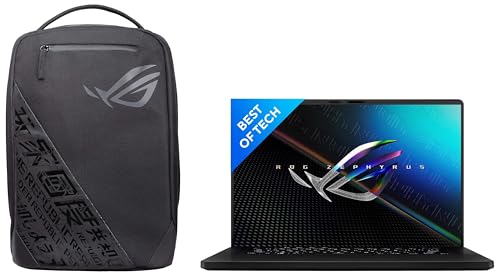 Image of ASUS Rog Zephyrus G16, 16 inch inch (40.64 Cms) Fhd+ 165Hz, Intel Core I7-12700H 12Th Gen, RTX 4050 6Gb Graphics, (16Gb Ram /1Tb Ssd), Gu603Zu-N3023Ws + Rog Bp1501 Gaming Bag (Black) - Windows