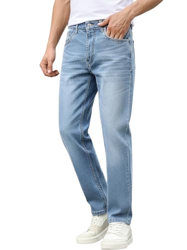 Image of Urbano Fashion Men's Regular Fit Washed Jeans Stretchable