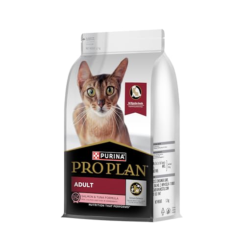 Image of PRO Plan Adult Cat Dry Food with Salmon & Tuna, 1.2kg Pack