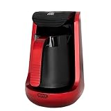Mulex álá Mokkamaschine Kaffeekocher Kaffeebereiter elektrisch Kunststoff traditioneller Mokkagenuss 3-4 Tassen Rot