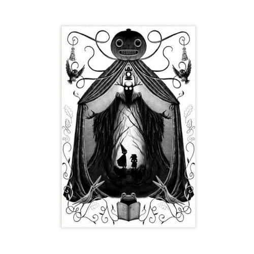 LIPOYE Anime-Wandposter Over The Garden (5) Leinwand Poster Schlafzimmer Dekor Landschaft Büro Zimmer Dekor Geschenk 20 x 30 cm