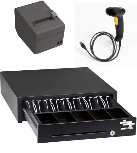 Image of Cash Drawer, Receipt Printer, Scanner for Square Register