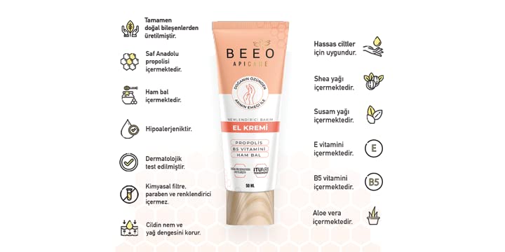 Bee'o ApiCare El Kremi, 50 ml
