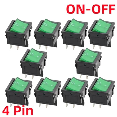 Interruptores KCD5 de potencia para solucionar fallos de encendido en maquinaria, kit de 10 2