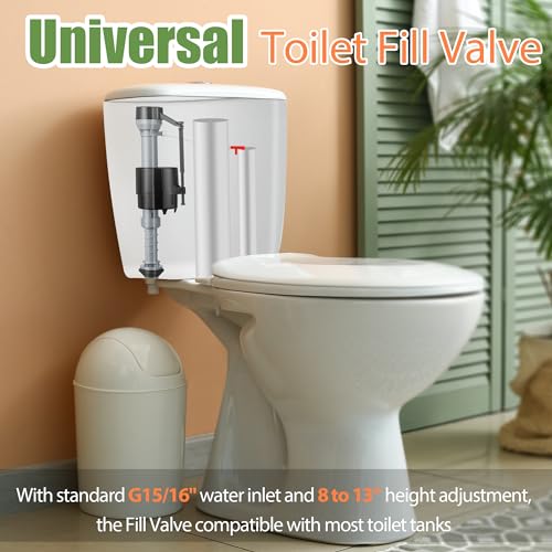 Valve de remplissage de toilettes Saillong universelle réglable lot de 3 - 3