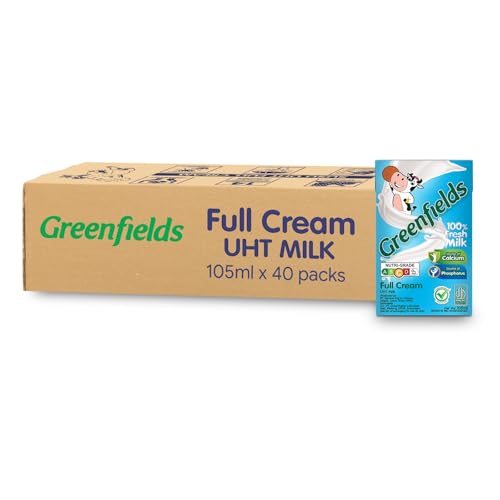 Greenfields UHT Full Cream Milk 105ML (4s x 10s)