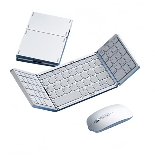 NYHGOXM �܂肽���� Bluetooth�L�[�{�[�h �^�b�`�p�b�h�t�� ���^�y�� ���{��z�� ���C�����X 3�䓯���ڑ� �^�u���b�g�p �X�}�z PC �Ή� Type-C�[�d�� �R���p�N�g �t���T�C�Y �p���^�O���t (�W���I�ȃL�[�{�[�h�ƃ}�E�X�̑g�ݍ��킹