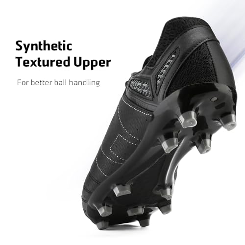 DREAM PAIRS Mens Sport Flexible Athletic Lace Up Light Weight Outdoor Cleats Football Soccer Shoes2